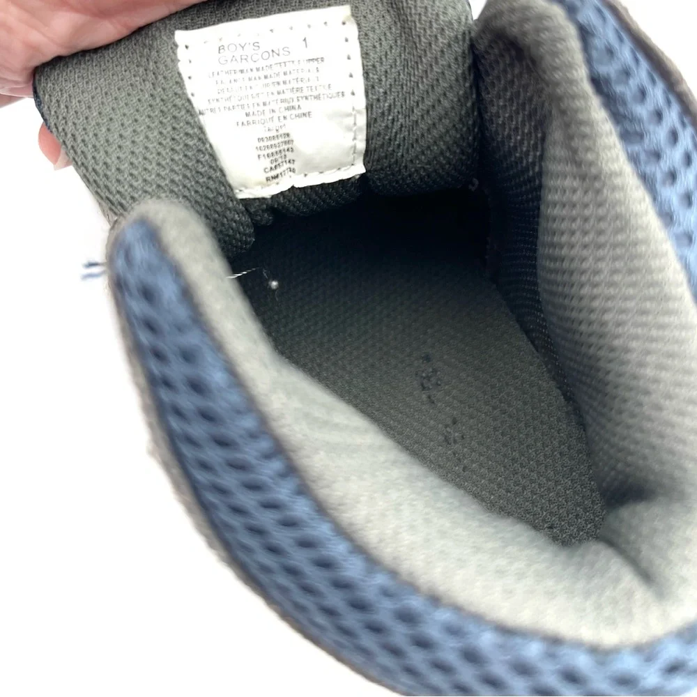 Cherokee Kids High-Top Boots - Gray and Blue